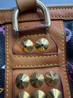 Authentic Louis Vuitton x Takashi Murakami Multicolore Courtney Bag - Black