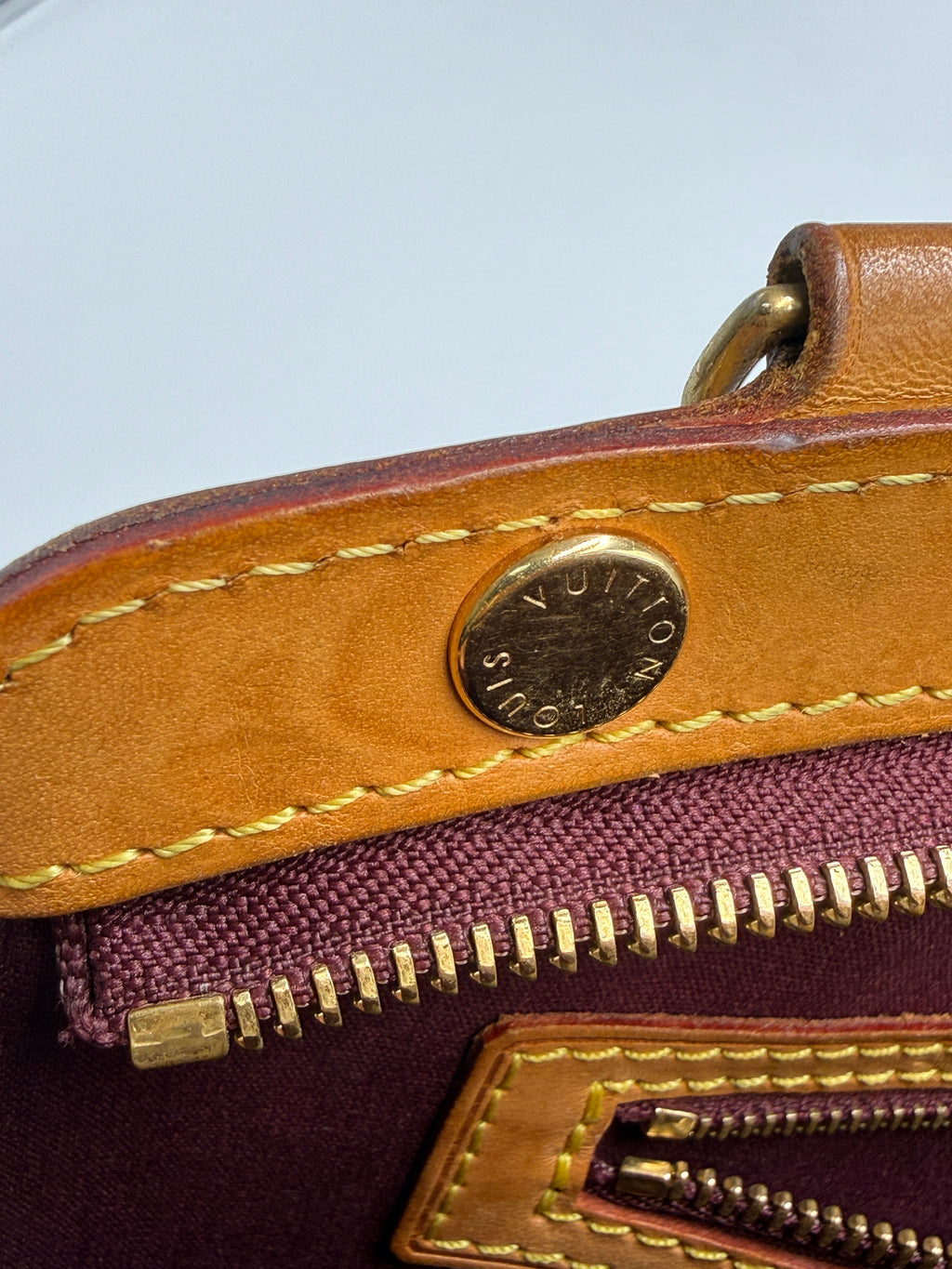 Louis Vuitton Brea MM Monogram Vernis Leather Bag – Amarante