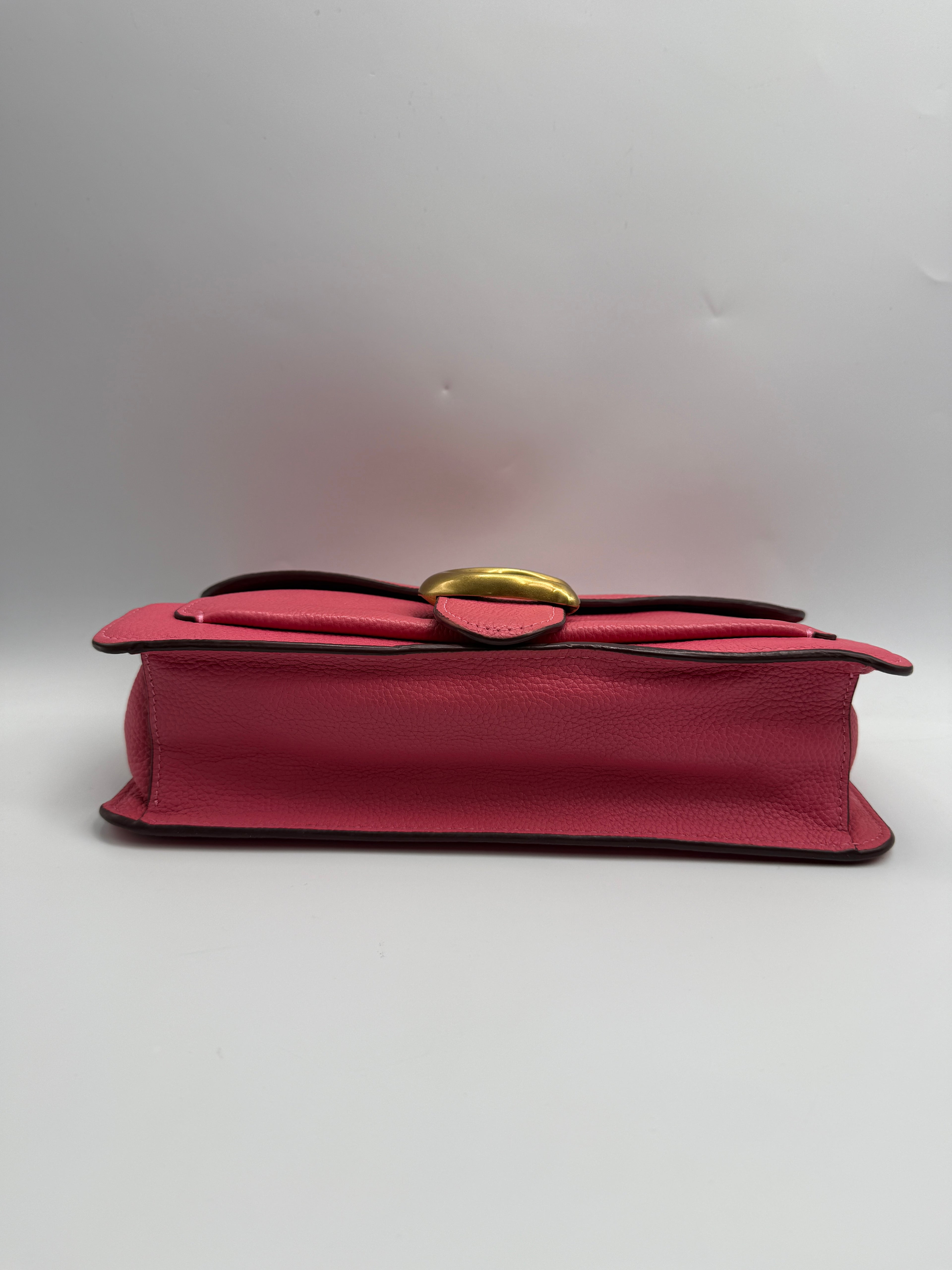 Coach Tabby Shoulder Bag 26 in Pink Polished Pebble Leather