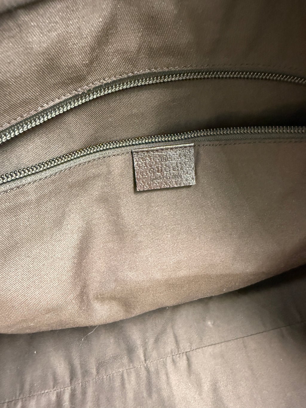 Gucci Vintage Princy Web Shoulder Bag in GG Canvas