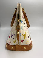 Louis Vuitton x Takashi Murakami Alma PM White Monogram Multicolore Bag