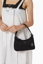 Prada Re-Edition 2000 Nylon Mini Bag in Black