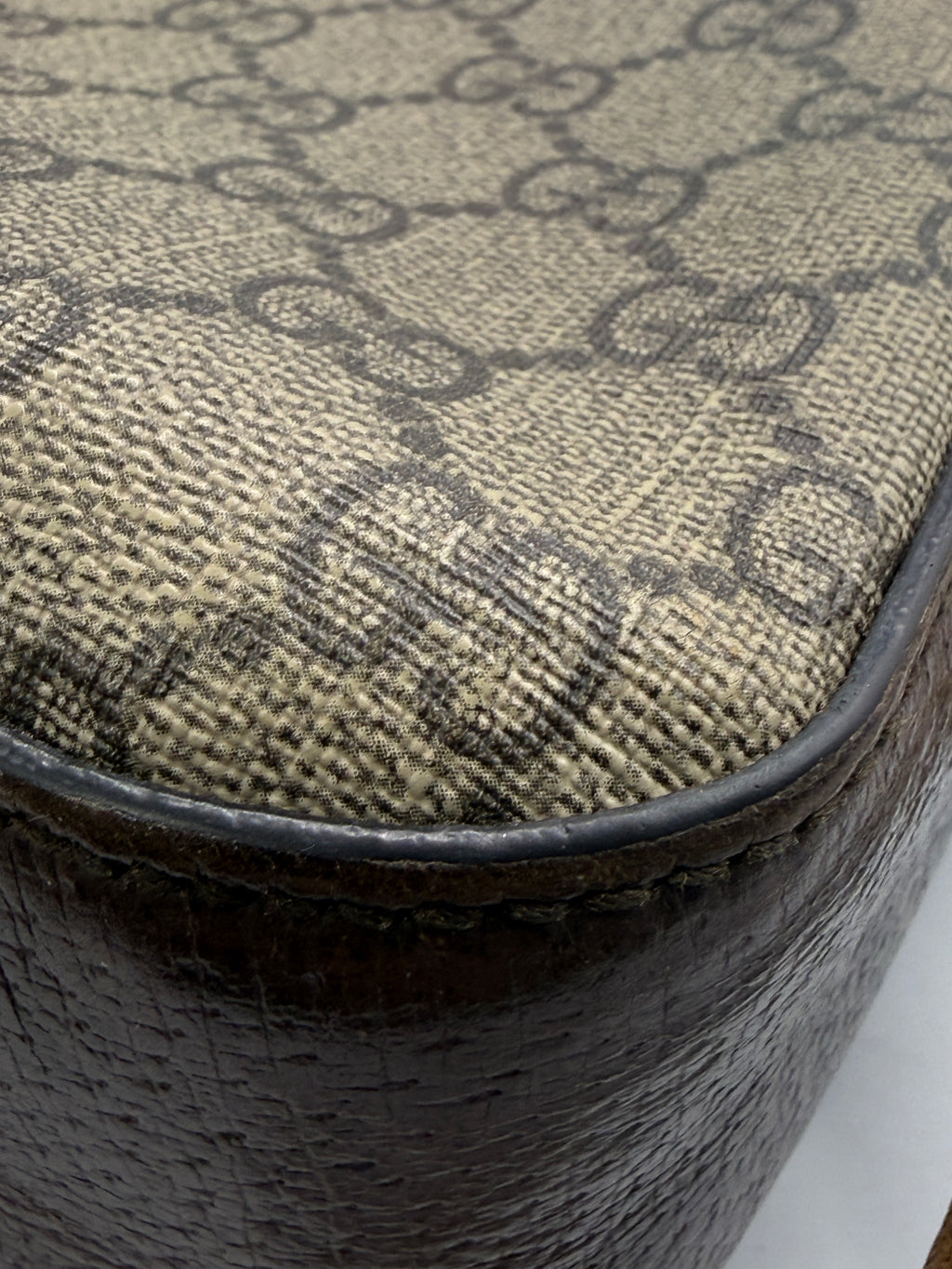 Gucci Neo Classic Feline Head Camera Bag in GG Supreme Canvas