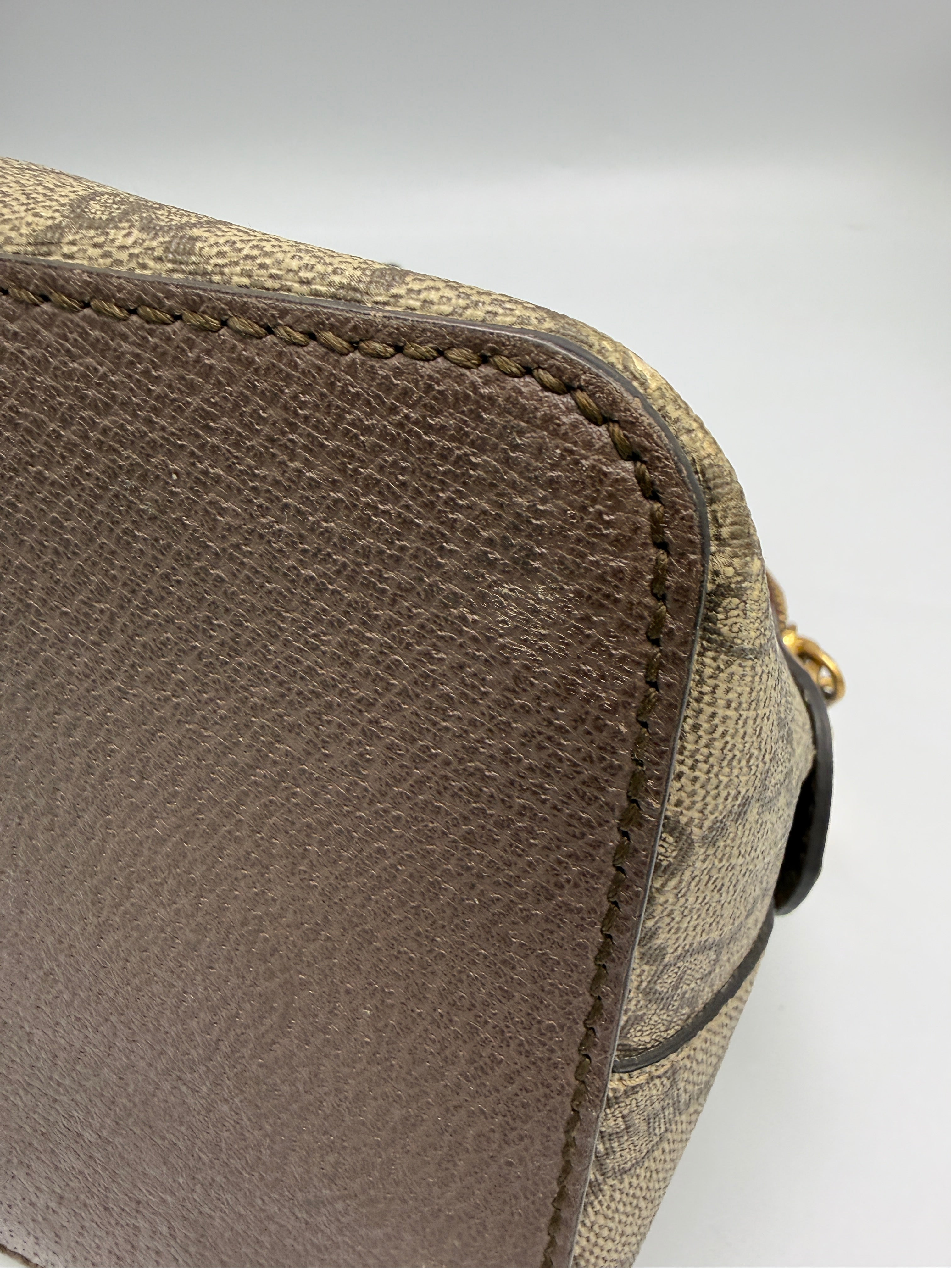Gucci Ophidia Medium Dome Top Handle Bag in GG Supreme Canvas