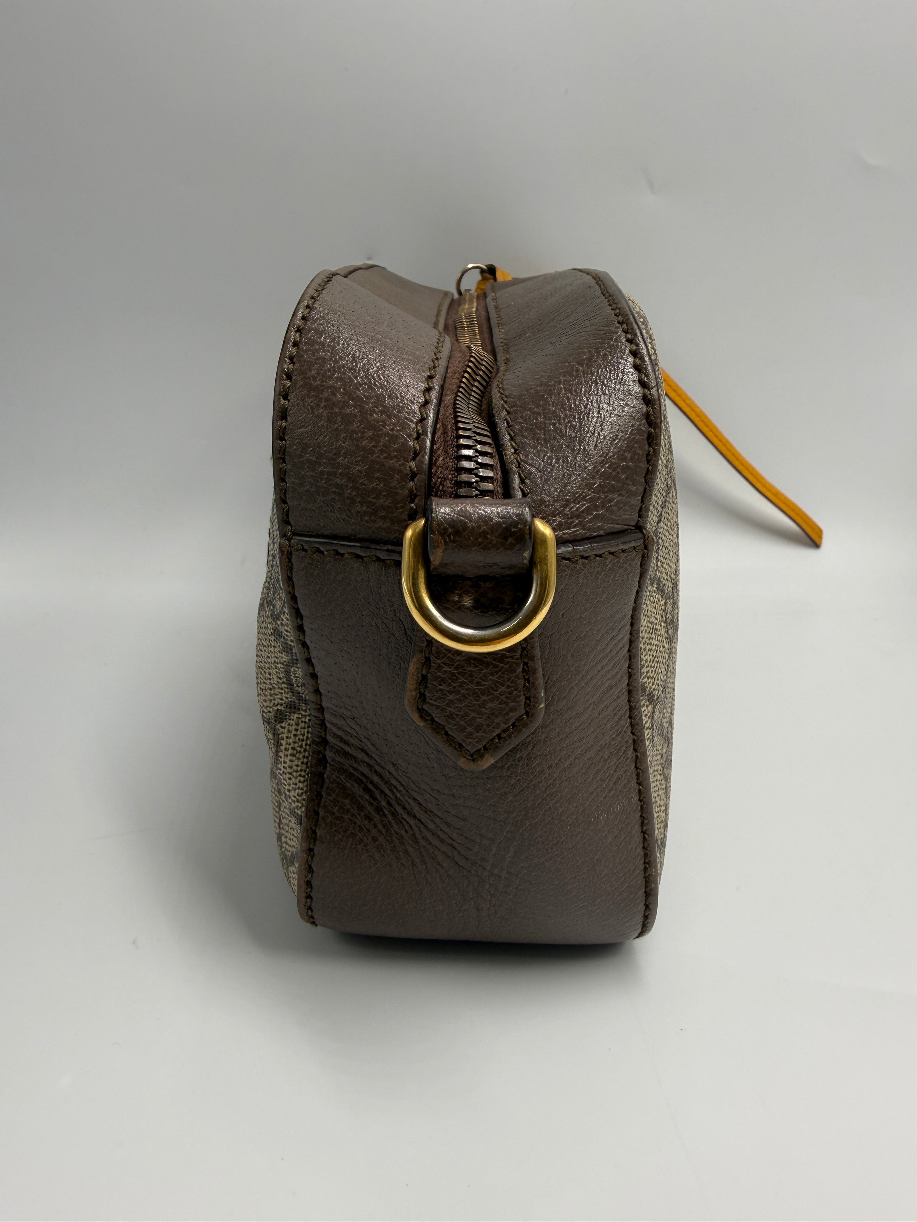 Gucci Neo Classic Feline Head Camera Bag in GG Supreme Canvas