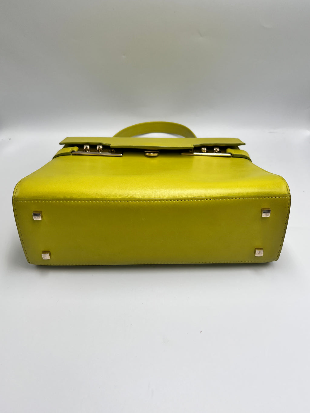 Delvaux Tempete Leather Handbag