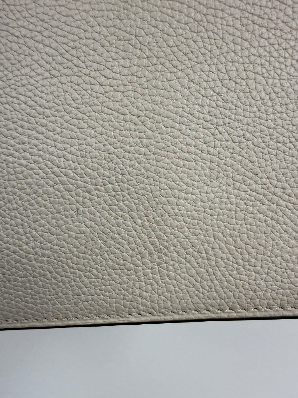 Coach Tabby Shoulder Bag 26 in Chalk Polished Pebble Leather