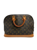 Louis Vuitton Alma MM Monogram Canvas Satchel Bag
