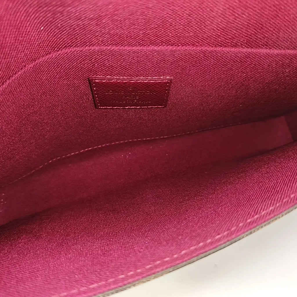 Pre-owned Louis Vuitton Félicie Pochette – Monogram Canvas –  3-in-1 Chain Wallet