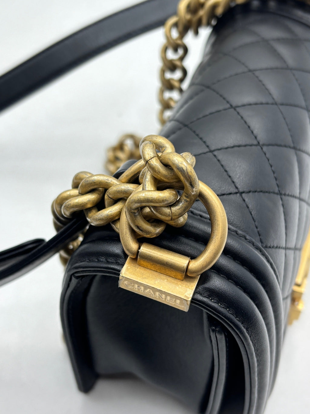 Chanel Black Small Leboy