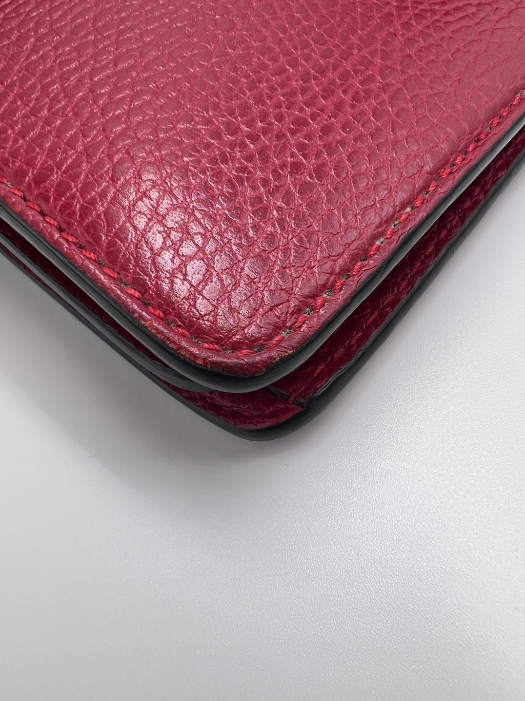 Gucci Dionysus Crystal-Embellished Medium Shoulder Bag in Red Grain Leather