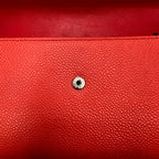 Chanel Red Leather Wallet