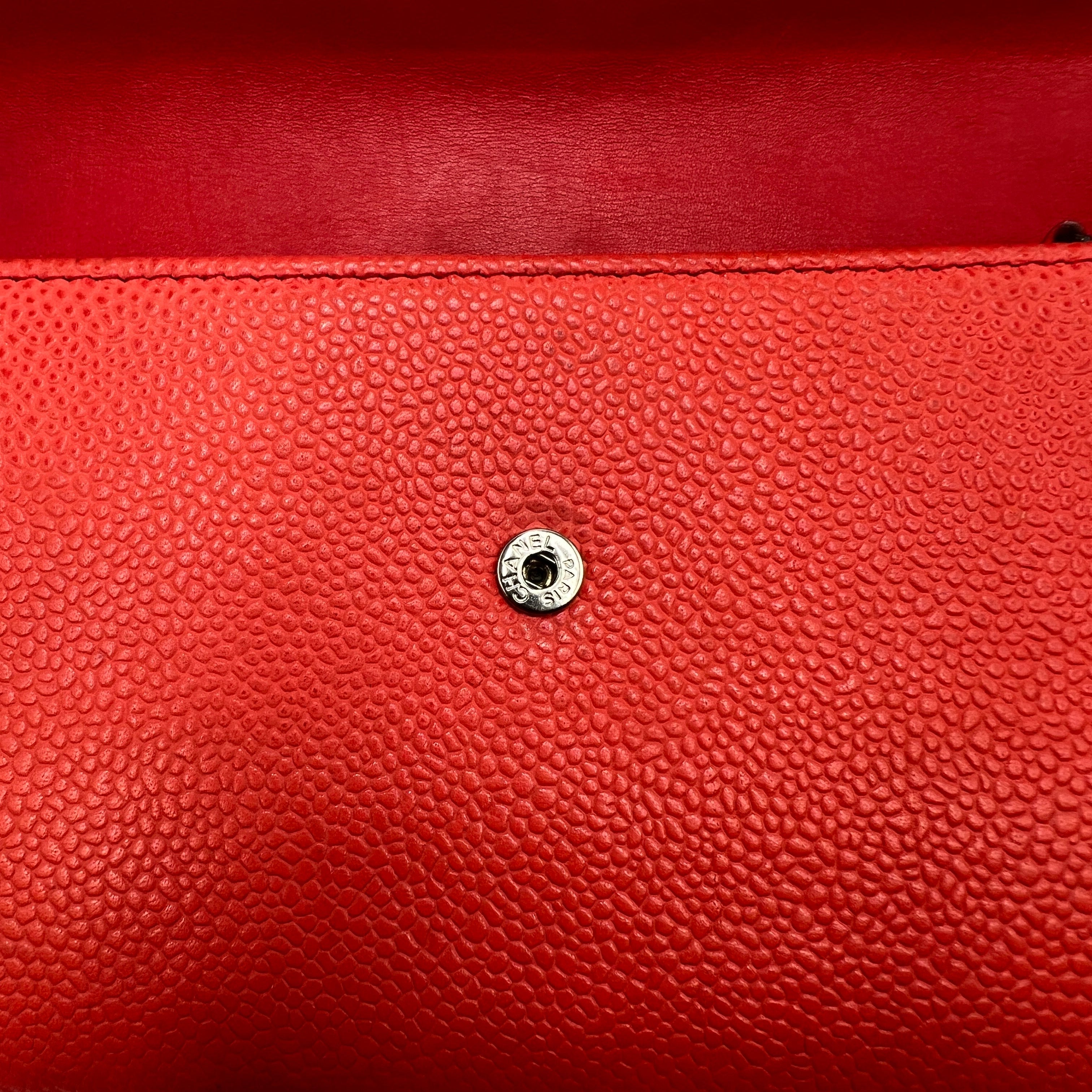 Chanel Red Leather Wallet