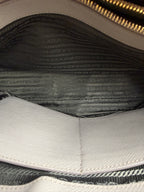 Prada Saffiano Lux Executive Tote in Argilla (Taupe / Grey)