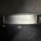 Chanel Classic Square Mini Flap Bag in Black Lambskin with Gold Hardware