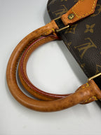 Louis Vuitton Alma MM Monogram Canvas Satchel Bag
