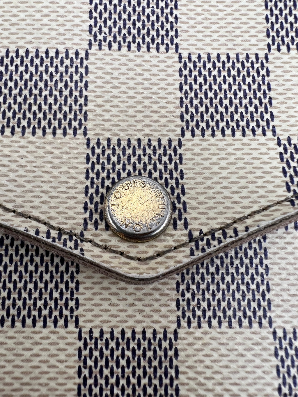 Louis Vuitton Félicie Pochette (2017) in Damier Azur Canvas - Preloved