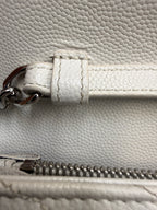 Saint Laurent Cassandre Envelope Chain Wallet / Shoulder Bag in Light Greige Matelassé Leather