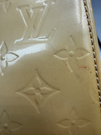 Louis Vuitton (VI0121) Brea MM Monogram Vernis Leather Bag – Yellow