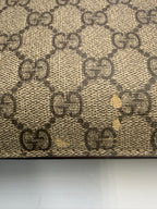Gucci Dionysus GG Supreme Small Shoulder Bag with Red Suede Trim