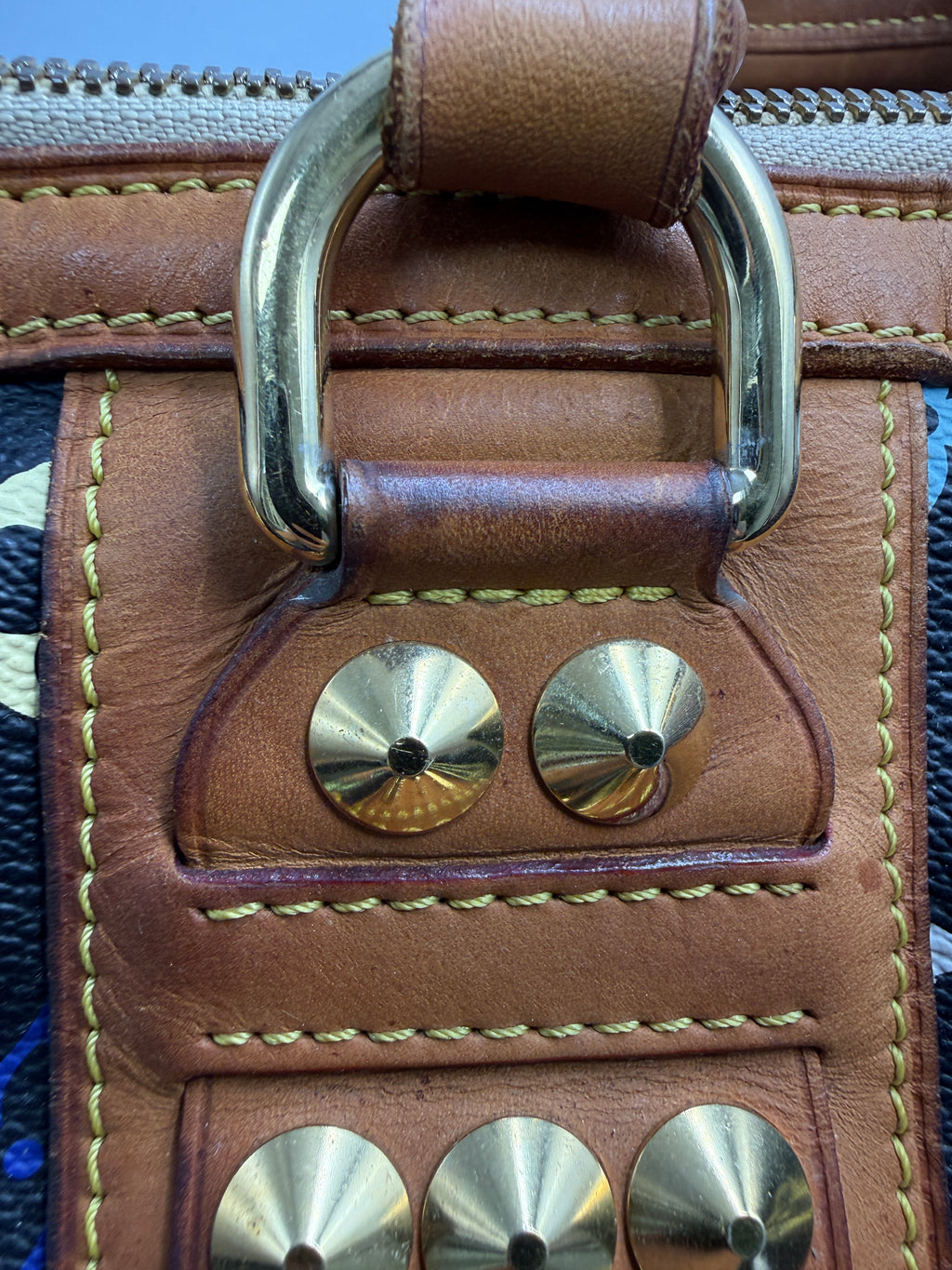 Authentic Louis Vuitton x Takashi Murakami Multicolore Courtney Bag - Black