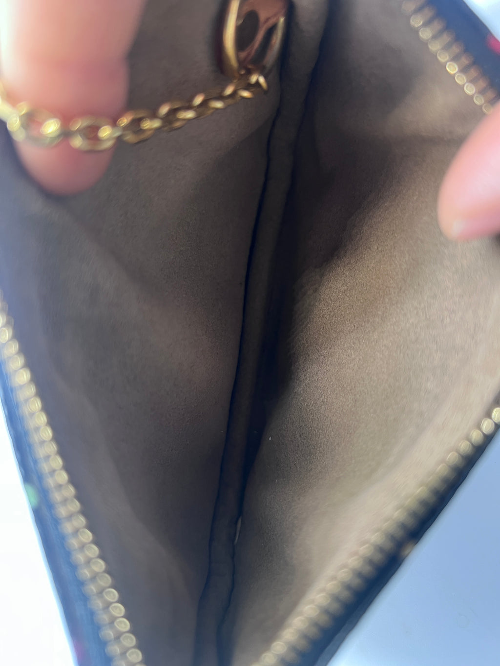Louis Vuitton Monogram Multicolore Key Pouch / Pochette Clés in Black (Noir)