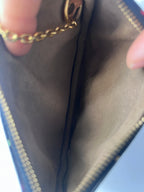 Louis Vuitton Monogram Multicolore Key Pouch / Pochette Clés in Black (Noir)