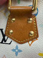 Louis Vuitton x Takashi Murakami Alma PM White Monogram Multicolore Bag