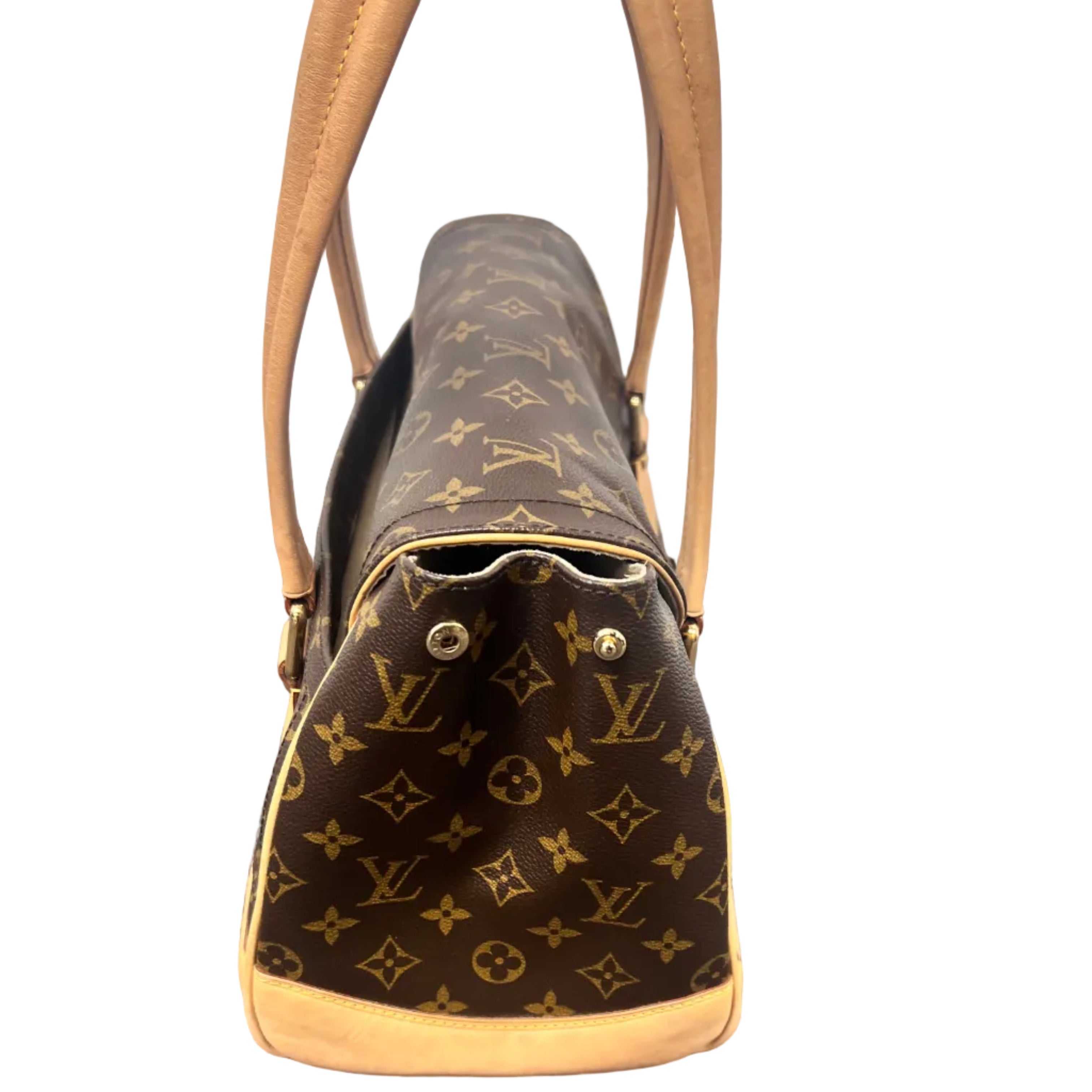 Louis Vuitton Vintage Beverly MM in Monogram Canvas and Vachetta Leather