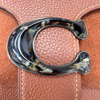 Coach Tabby Shoulder Bag 26 in Multi-Tone Brown Leather