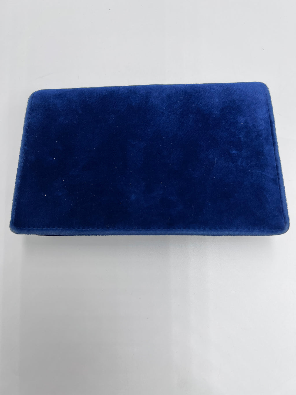 Gucci Dionysus Crystal-Embellished Super Mini Bag / Clutch in Royal Blue Velvet