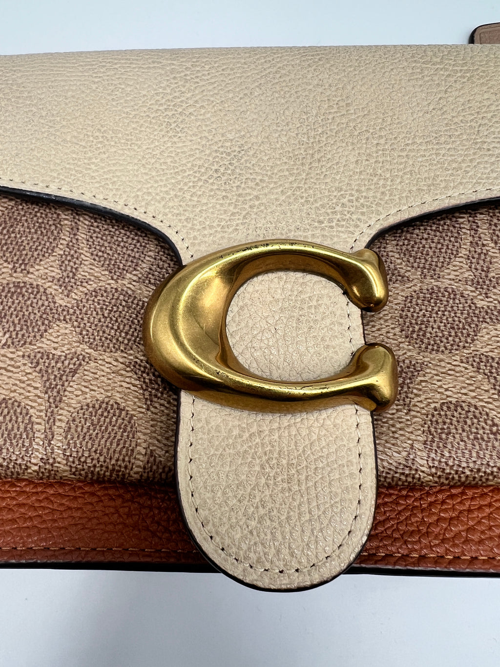 Coach Tabby Shoulder Bag 26 in Brown Polished Pebble Leather