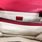 Gucci Dionysus Bamboo Top Handle Bag – Hibiscus Red Leather with Web Strap