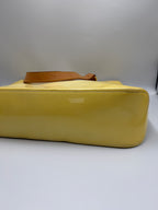 Louis Vuitton Monogram Vernis Houston Tote Bag in Pearl / Yellow