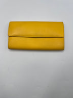 Louis Vuitton Epi Leather Sarah Long Wallet in Yellow