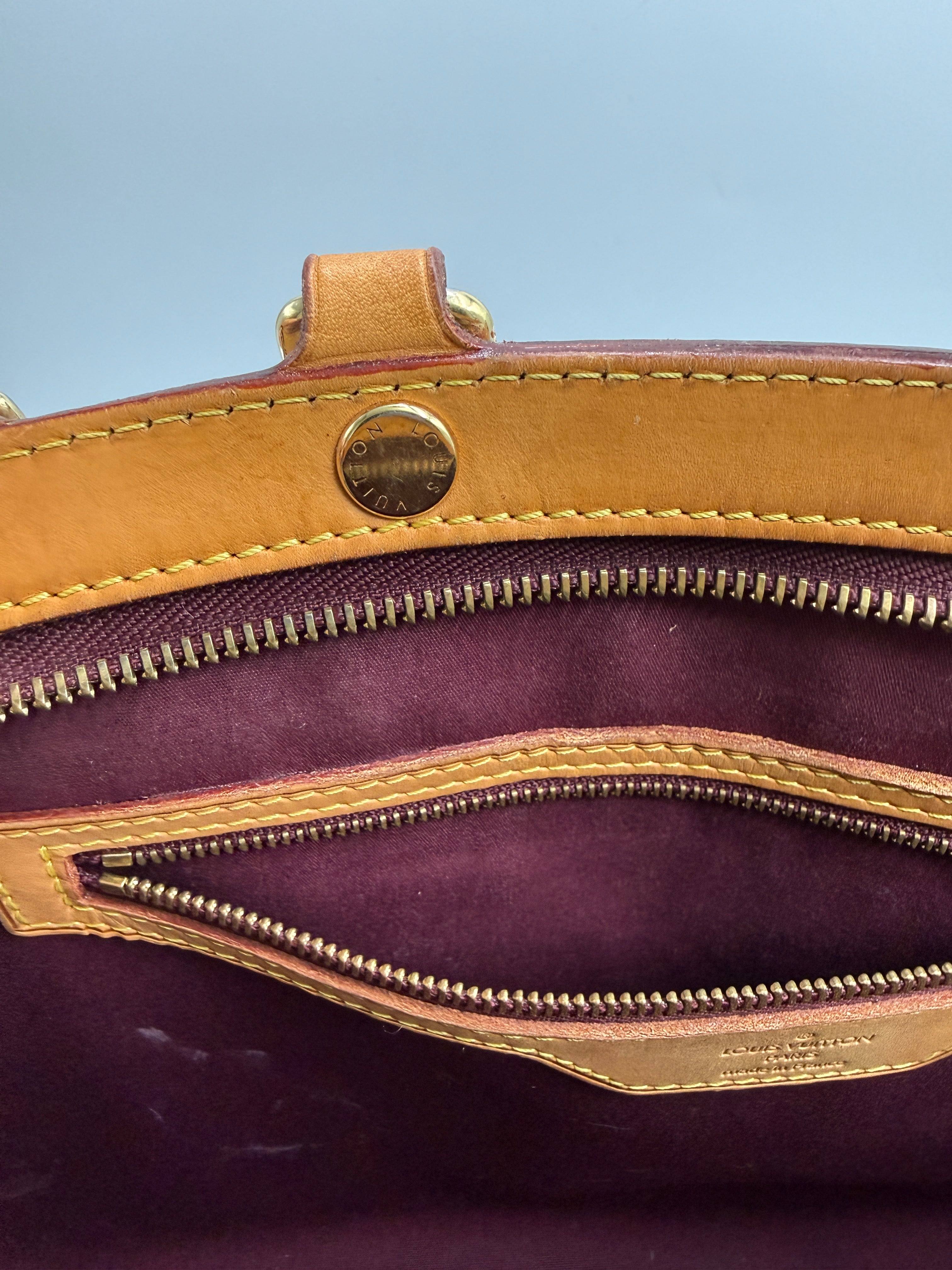 Louis Vuitton ( 2013 ) Brea MM Monogram Vernis Leather Bag – Cherry