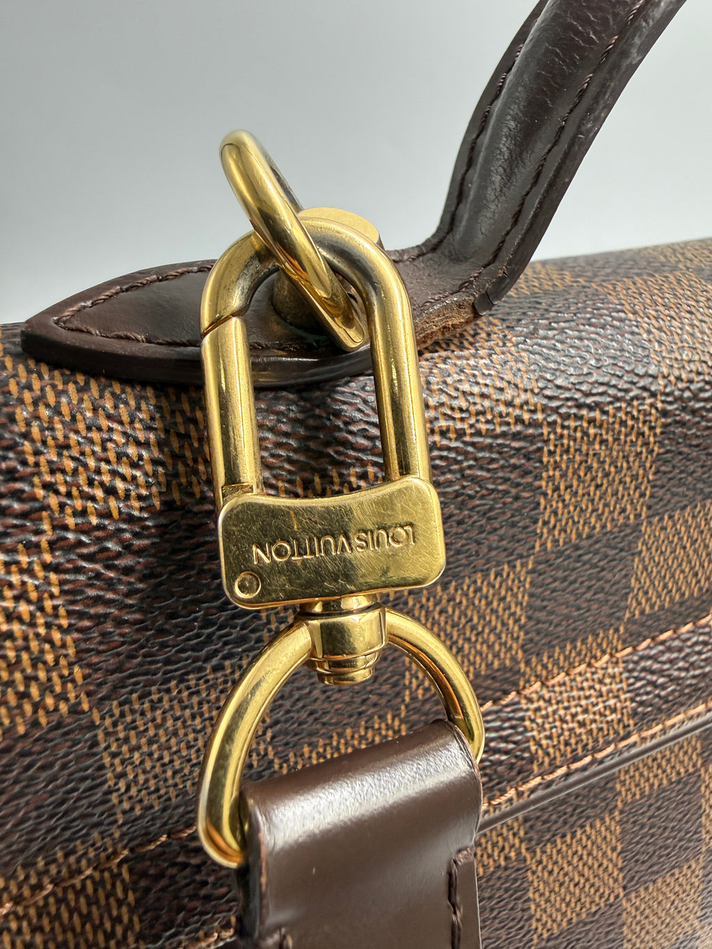 Product Title Louis Vuitton Vintage Bergamo MM in Damier Ébène Canvas