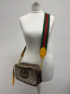 Gucci Neo Classic Feline Head Camera Bag in GG Supreme Canvas