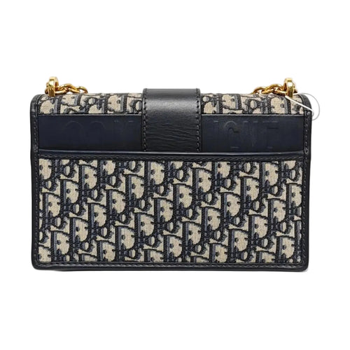 Chrisitan Dior 30 Montaigne Black Obique Crossbody Bag