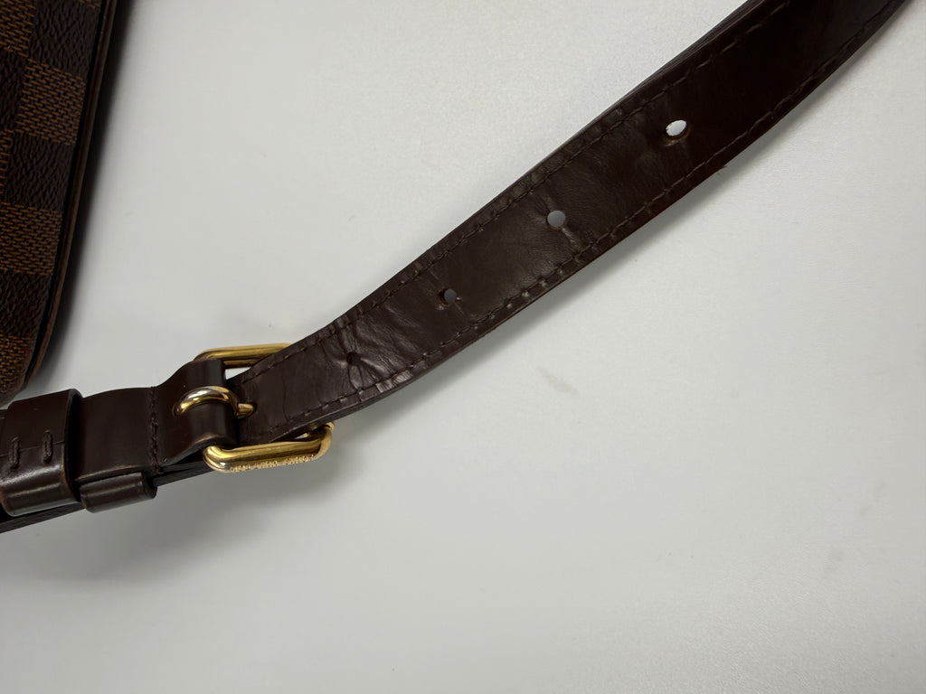 Product Title Louis Vuitton Vintage Bergamo MM in Damier Ébène Canvas