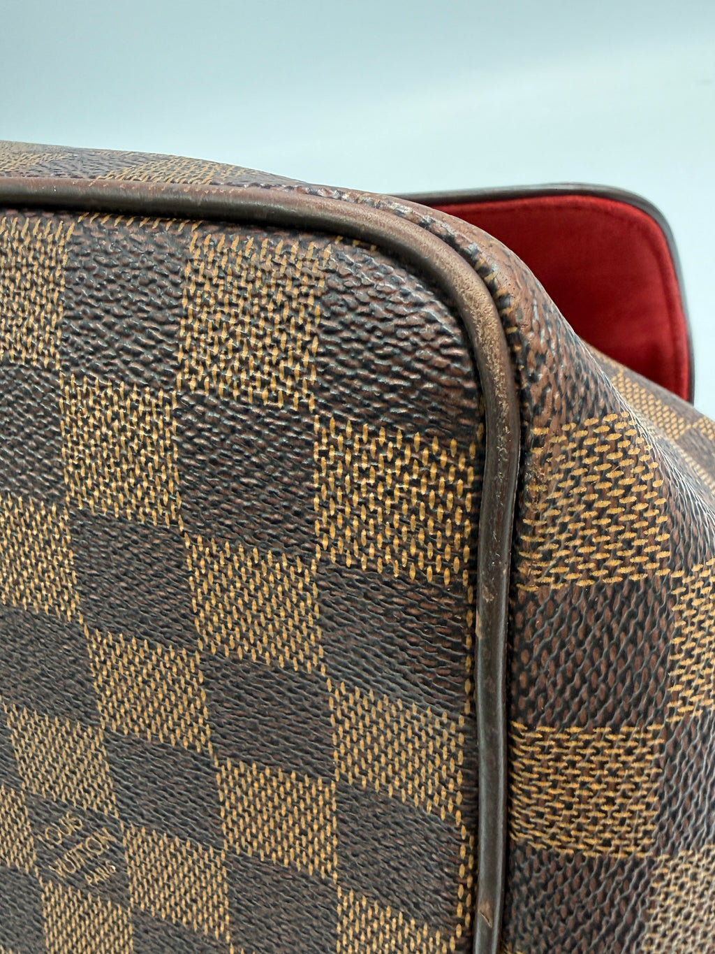 Product Title Louis Vuitton Vintage Bergamo MM in Damier Ébène Canvas