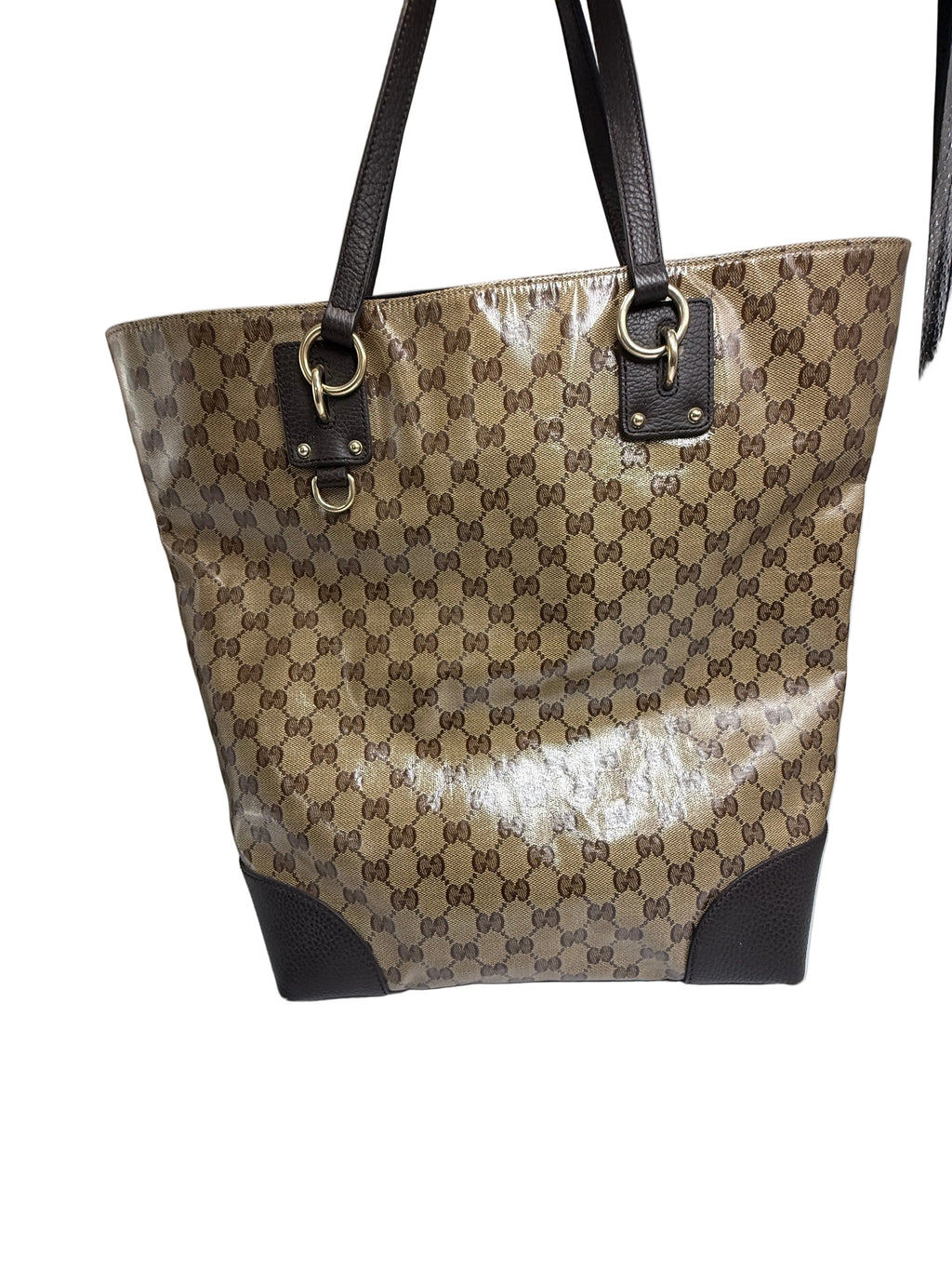 Gucci Vintage Crystal Canvas Medium Tote Bag in GG Crystal