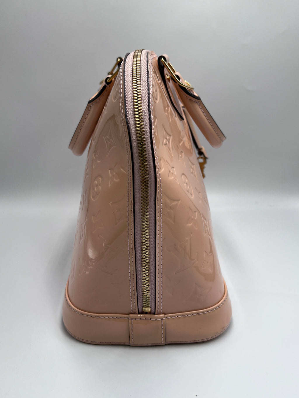 Louis Vuitton Monogram Vernis Alma PM (2015) In Beige