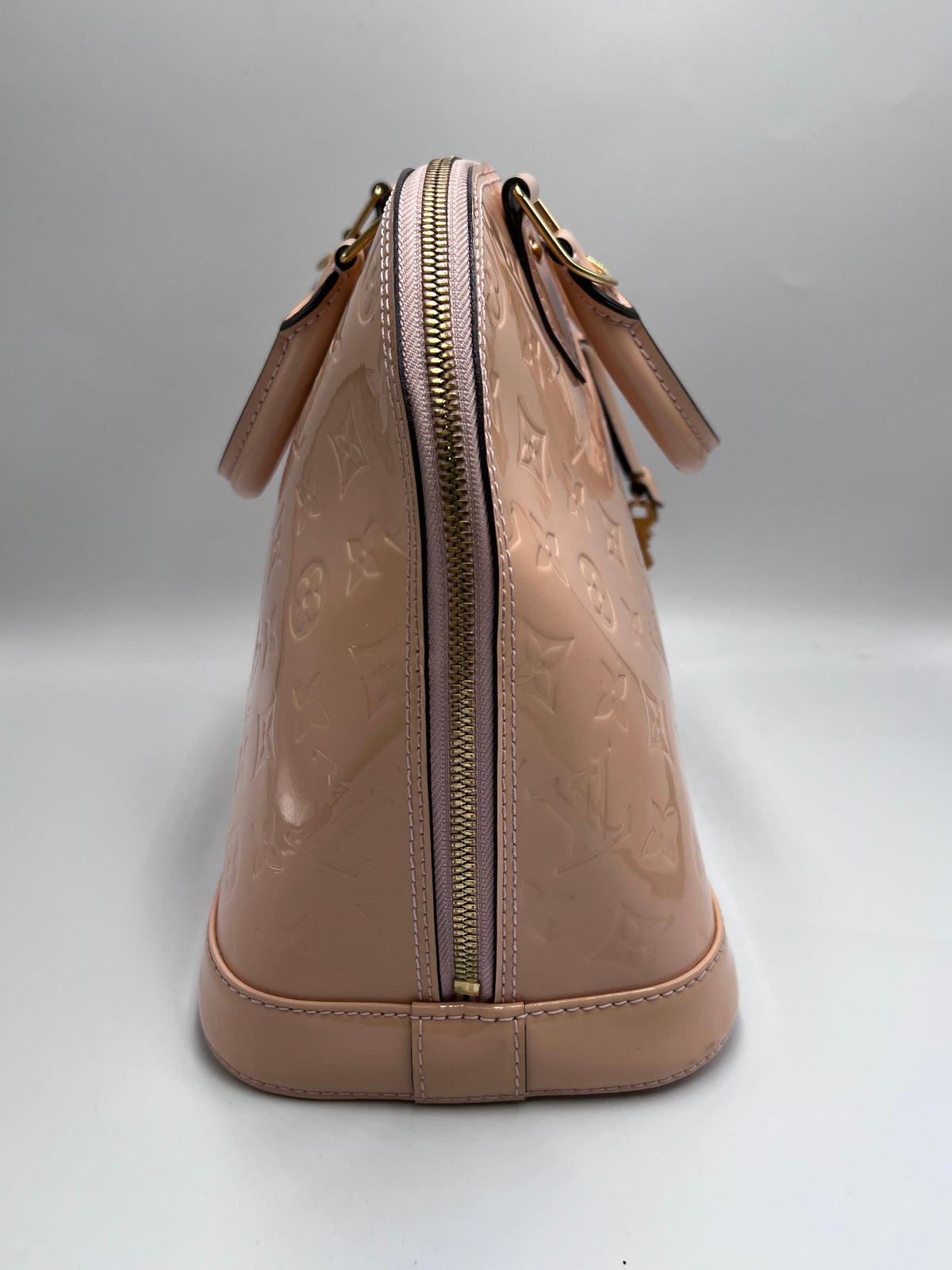 Louis Vuitton Monogram Vernis Alma PM (2015) In Beige