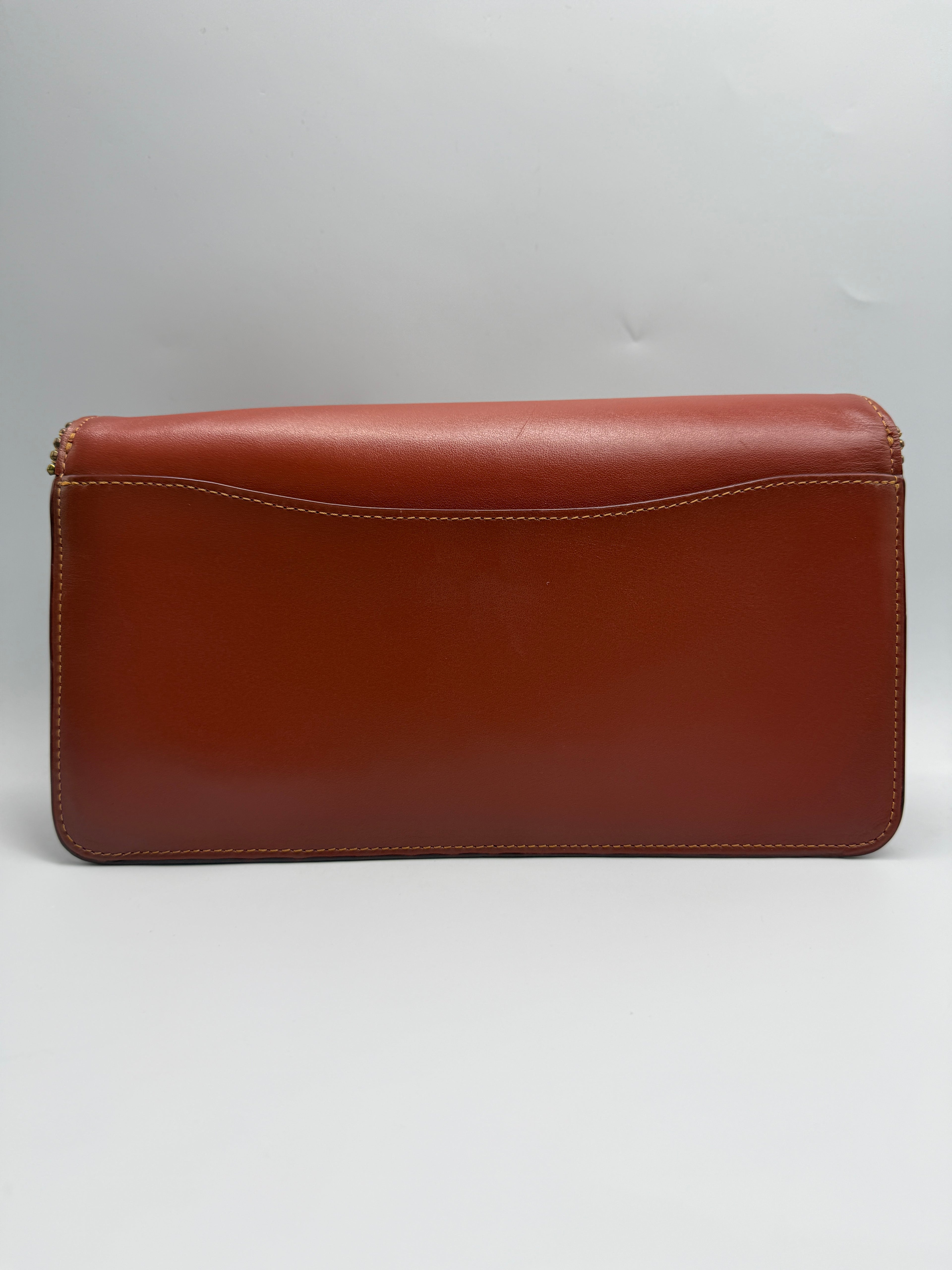 Coach Tabby Shoulder Bag 26 in Multi-Tone Brown Leather with Details
