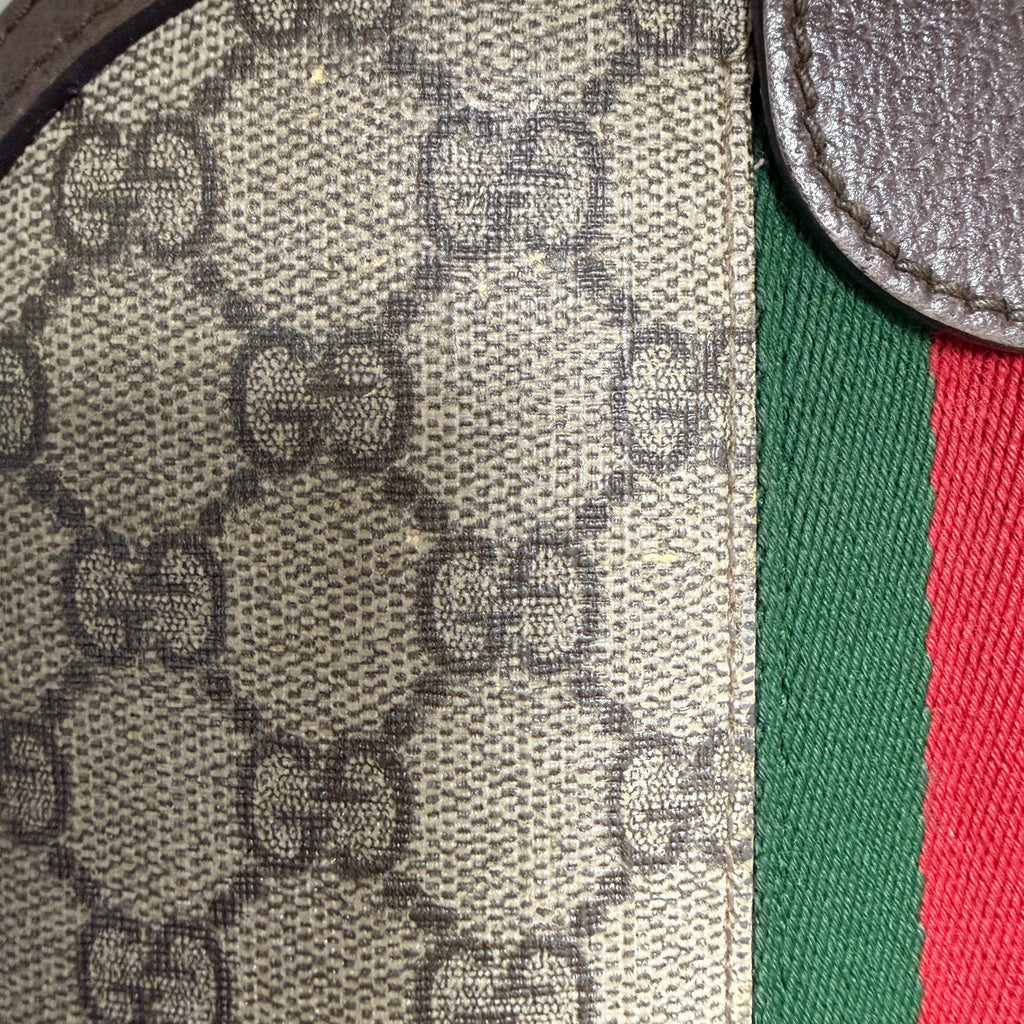 Gucci Ophidia Small Dome Shoulder Bag in GG Supreme Canvas