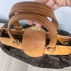 Louis Vuitton Vintage Boetie MM in Monogram Canvas and Vachetta Leather