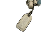 Vintage Coach Signature Jacquard Demi Wristlet Clutch – Light Blue & White