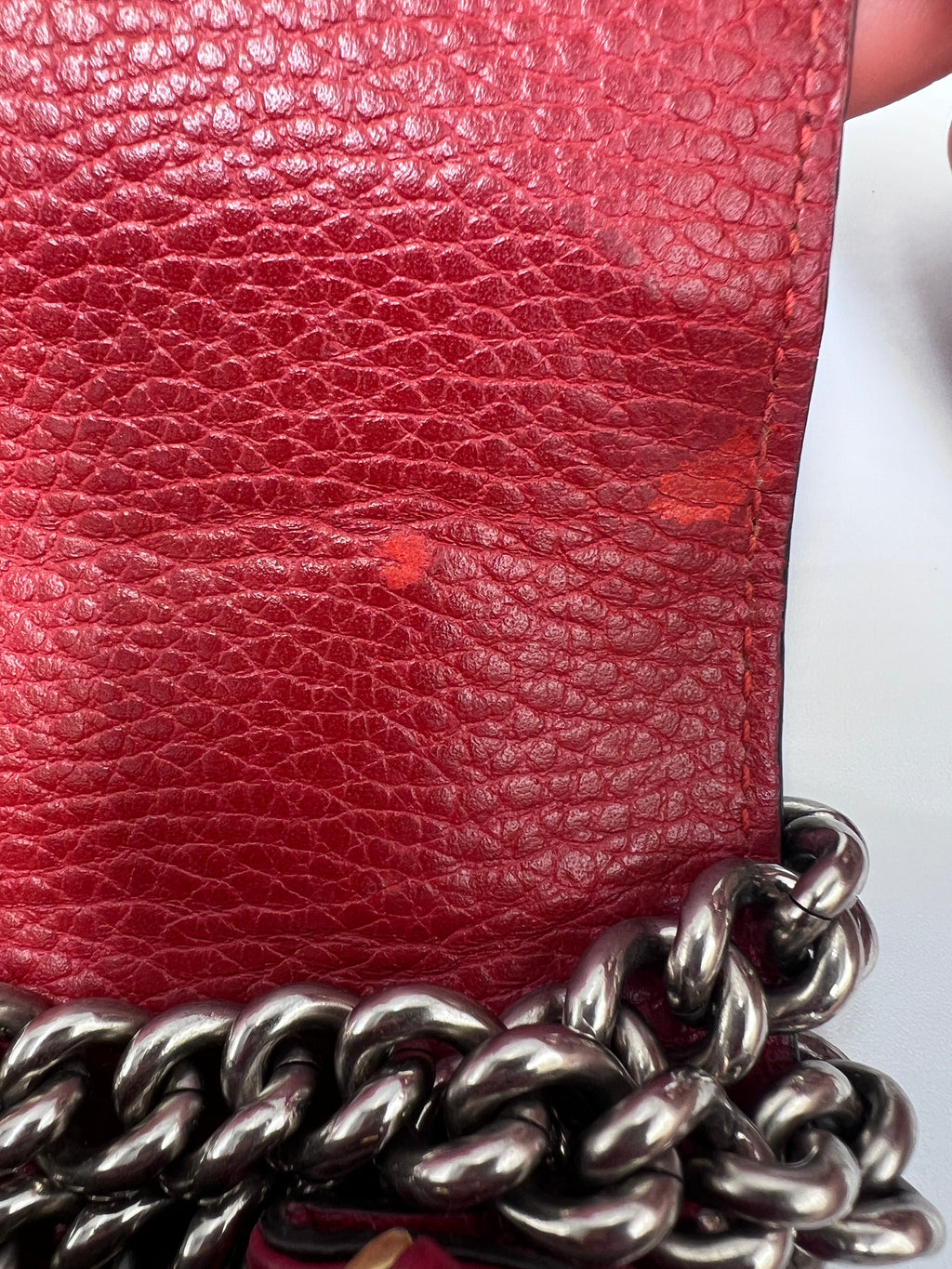 Gucci Dionysus Crystal-Embellished Medium Shoulder Bag in Red Grain Leather