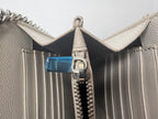Saint Laurent Cassandre Envelope Chain Wallet / Shoulder Bag in Light Greige Matelassé Leather